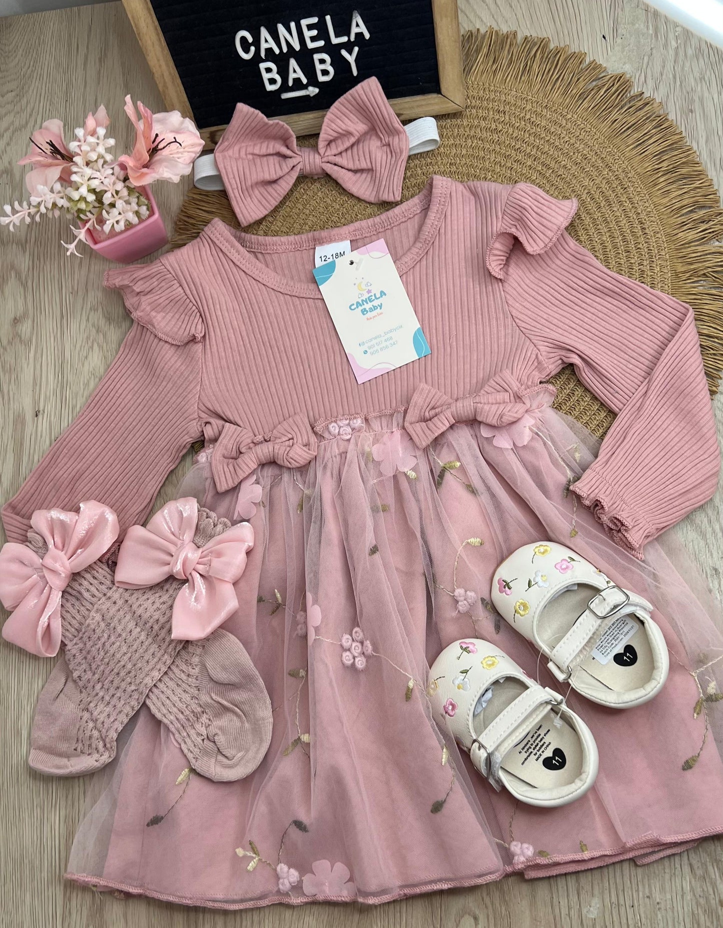 VESTIDO DE FLORES