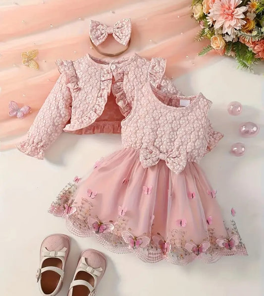 VESTIDO MARIPOSA DE ENCAJE
