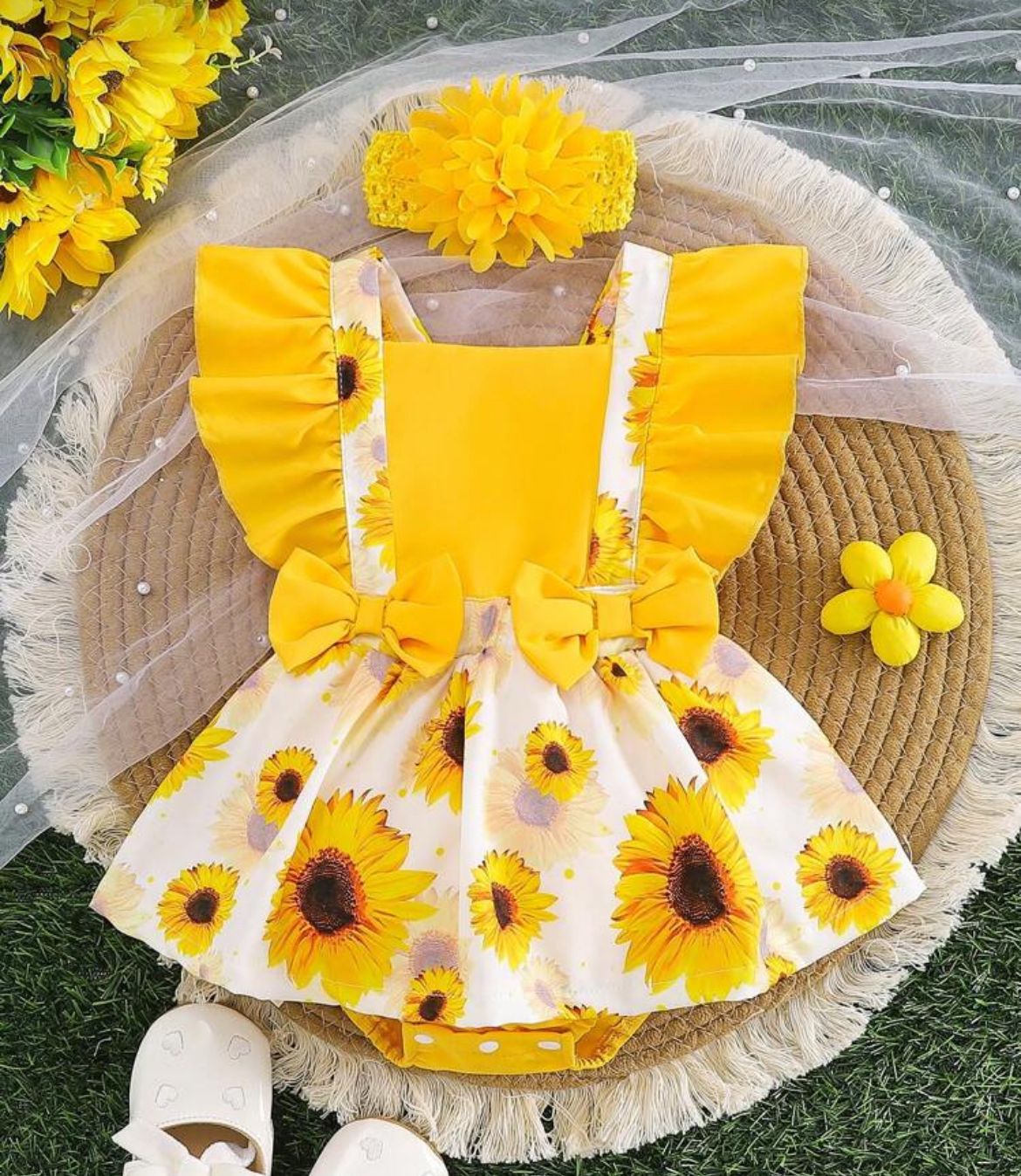 BODYVESTIDO DE GIRASOLES