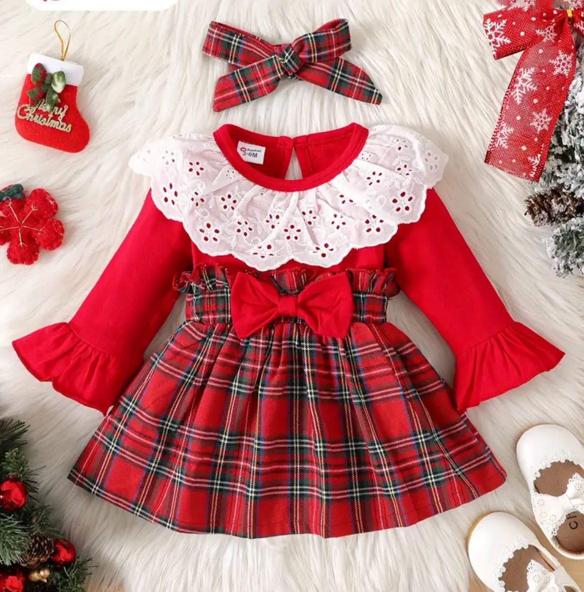 vestido lazo red